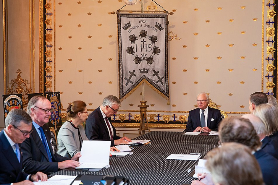 His Majesty the King at the Chapter of the Orders. Photo: Sara Friberg/Kungl. Hovstaterna